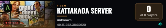 KATTAKADA SERVER live status badge