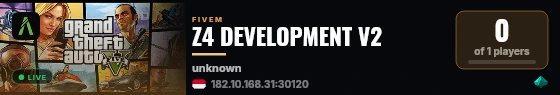Z4 DEVELOPMENT V2 live status badge
