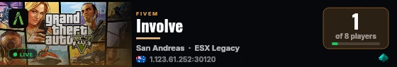 Involve live status badge