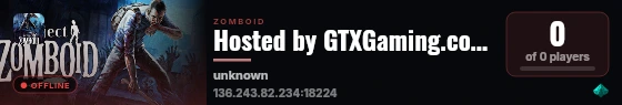 Hosted by GTXGaming.co.uk live status badge