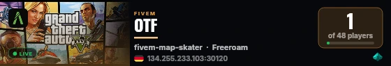 OTF live status badge