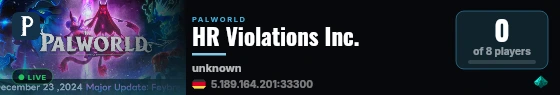 HR Violations Inc. live status badge