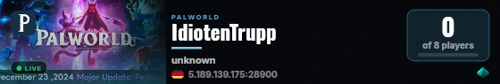 IdiotenTrupp live status badge
