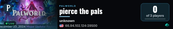 pierce the pals live status badge