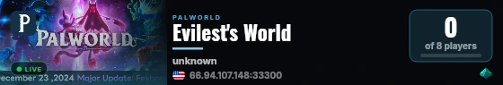 Evilest's World live status badge