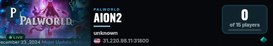 AION2 live status badge