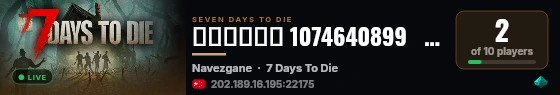 七日杀难民群 1074640899   不定时福利 live status badge
