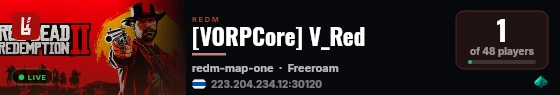 [VORPCore] V_Red live status badge