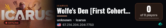 Wolfe's Den [First Cohort] - TheRogueWolfe.com live status badge