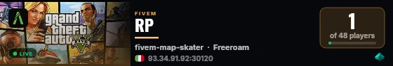 RP live status badge