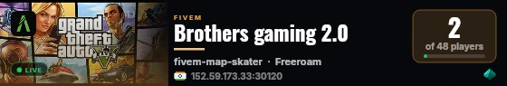 Brothers gaming 2.0 live status badge