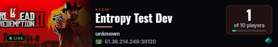 Entropy Test Dev live status badge