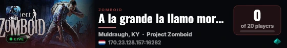 A la grande la llamo mordiscos live status badge