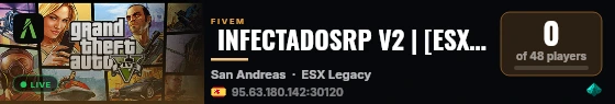  INFECTADOSRP V2 | [ESX Legacy] live status badge