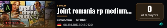Joint romania rp medium rp haine custom masini custom systeme misto live status badge