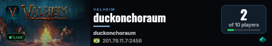 duckonchoraum live status badge