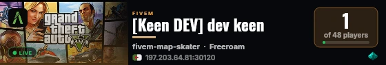 [Keen DEV] dev keen live status badge
