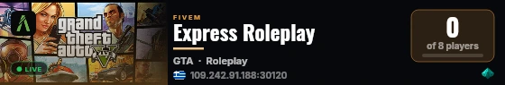 GR-CY Luxurious Roleplay live status badge