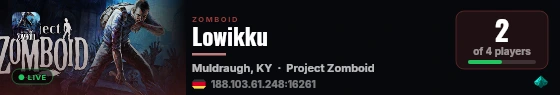 Lowikku live status badge