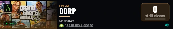 DDRP live status badge