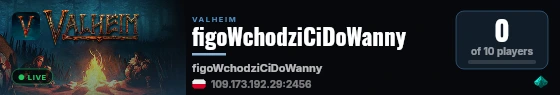 figoWchodziCiDoWanny live status badge