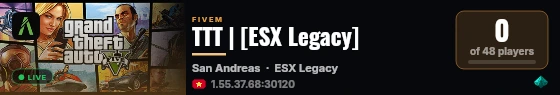 TTT | [ESX Legacy] live status badge