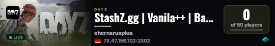 StashZ.gg | Vanila++ | Base Building enhanced | Events live status badge