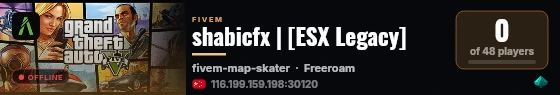 shabicfx | [ESX Legacy] live status badge