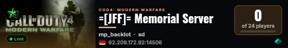 =[JFF]= Memorial Server live status badge