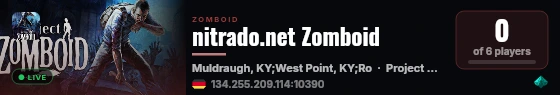 nitrado.net Zomboid live status badge