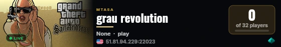 grau revolution live status badge