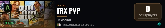 TRX PVP live status badge