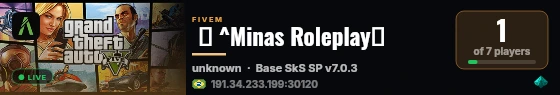 ☀️ ^Minas Roleplay🌟 live status badge