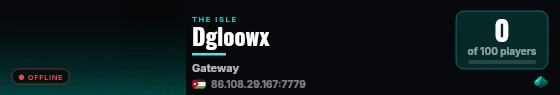 Dgloowx live status badge