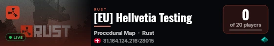 [EU] Hellvetia Testing live status badge