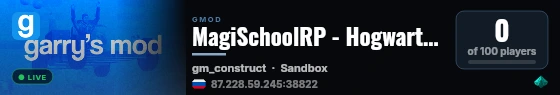MagiSchoolRP - Hogwart_s RP live status badge