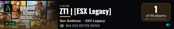 ZT1 | [ESX Legacy] live status badge