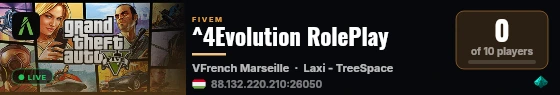 ^4Evolution RolePlay live status badge