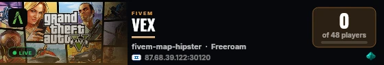VEX live status badge