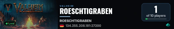 ROESCHTIGRABEN live status badge