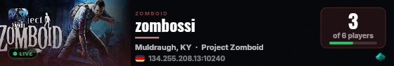 zombossi live status badge