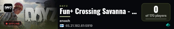 Fun+ Crossing Savanna - Events - Solo/Duo - Чернорусь #2 live status badge