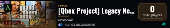 [Qbox Project] Legacy Network live status badge