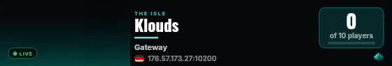 Klouds live status badge