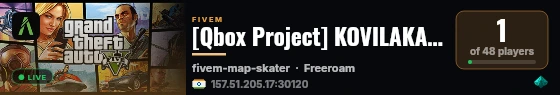 [Qbox Project] KOVILAKAM RP live status badge
