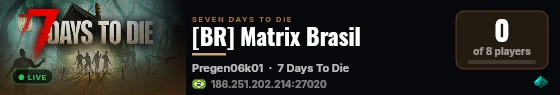 [BR] Matrix Brasil live status badge