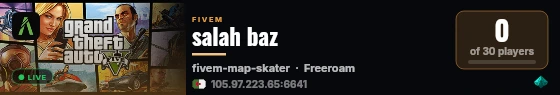 salah baz live status badge