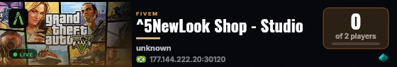 ^5NewLook Shop - Studio live status badge