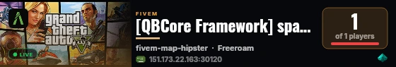 [QBCore Framework] spark live status badge