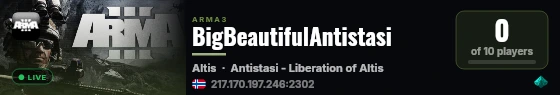 BigBeautifulAntistasi live status badge